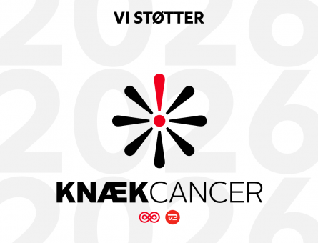 Vi støtter Knæk Cancer 2026