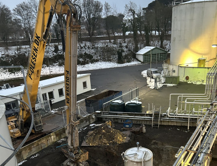 Ståltank på Bornholm