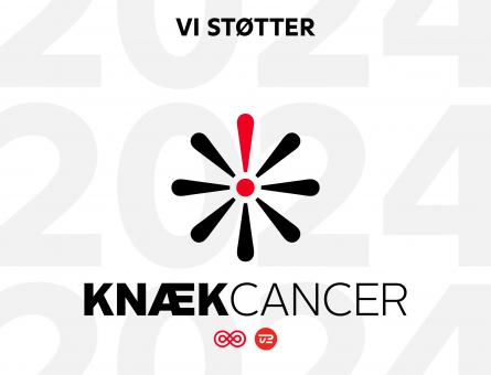 Vi støtter Knæk Cancer 2024