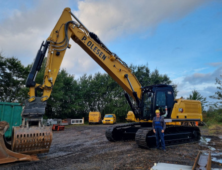 Ny og kraftfuld gravemaskine