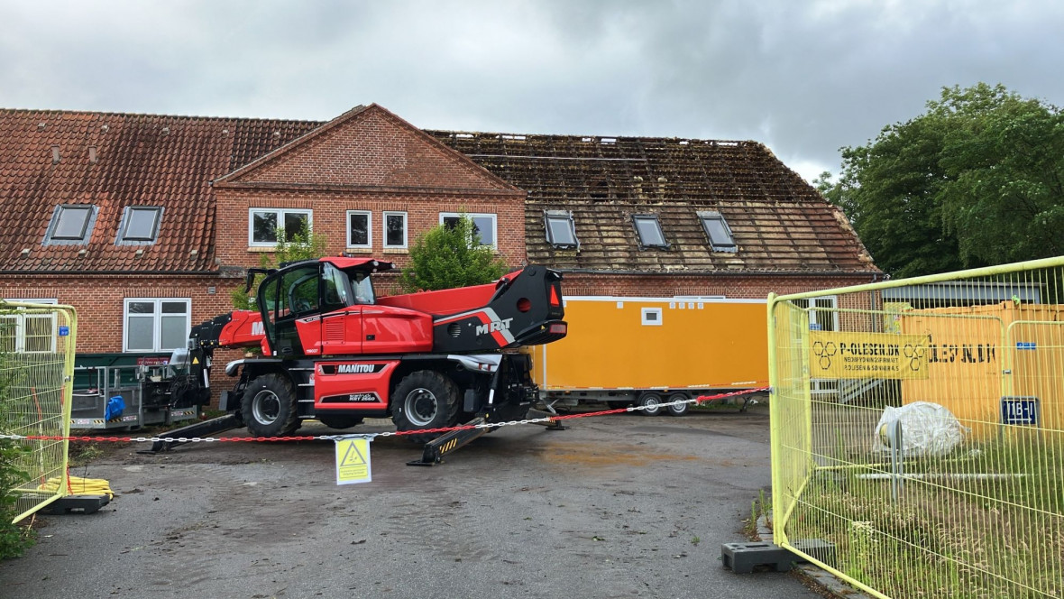 Totalnedrivning i Skive 