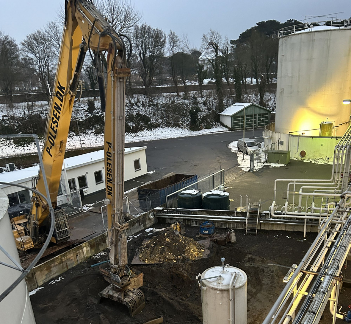 Ståltank på Bornholm
