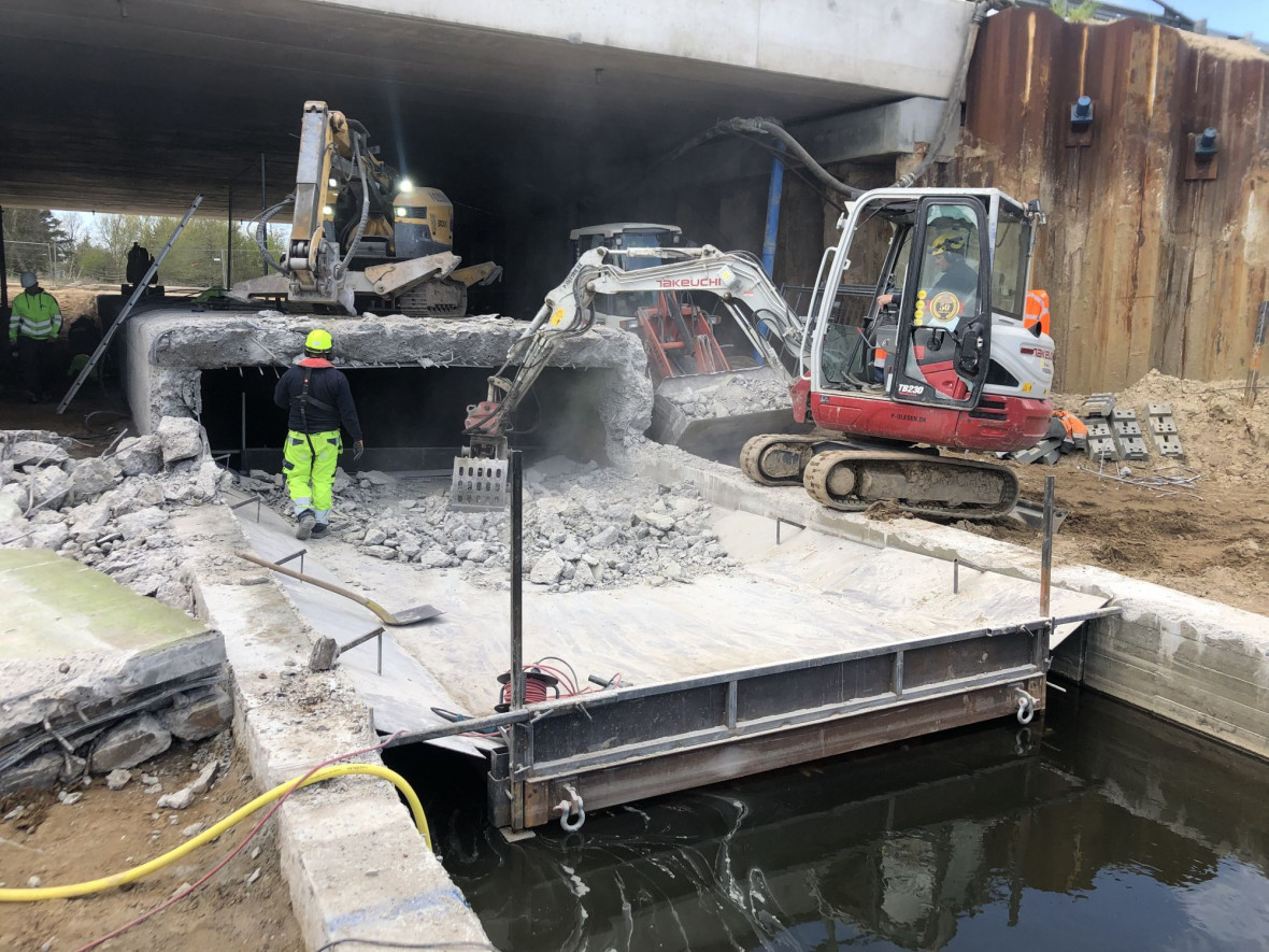 Fjernelse af tunnelkanal