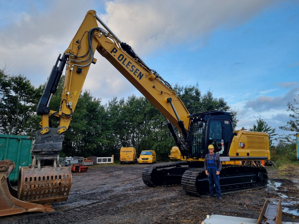 Ny og kraftfuld gravemaskine