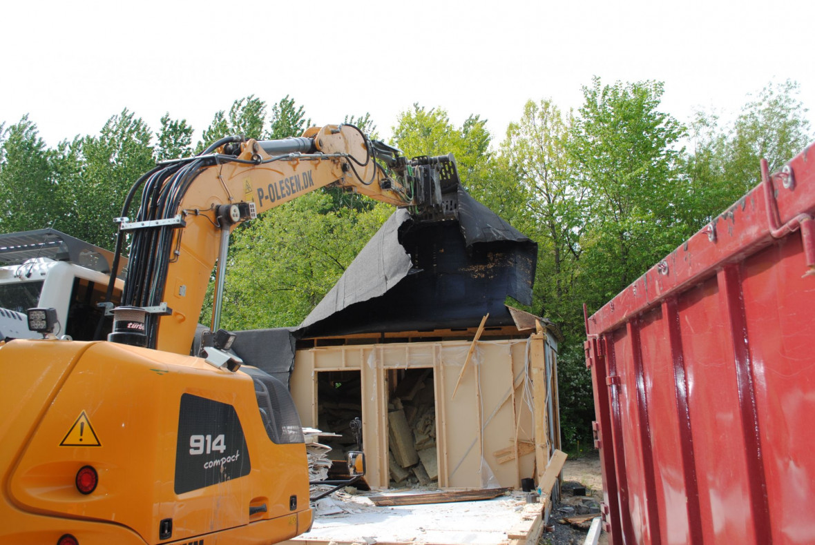 Nedrivning af pavillon