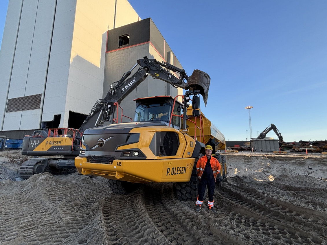 Ny dumper i drift på Esbjergværket