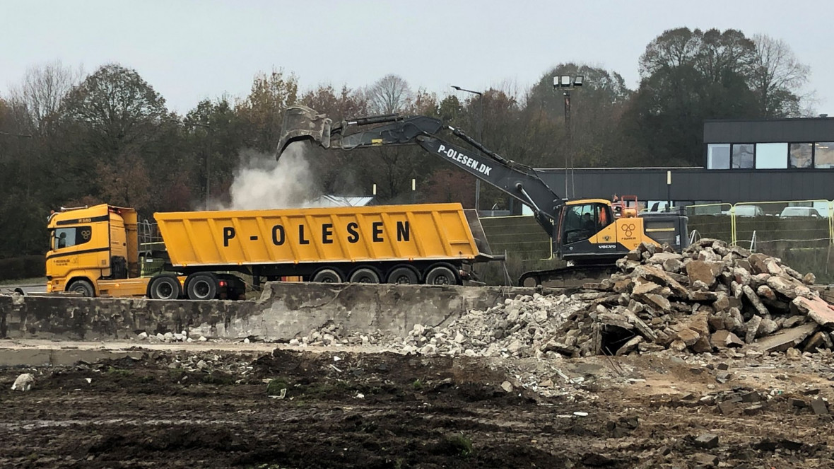 Totalnedrivning i Kolding